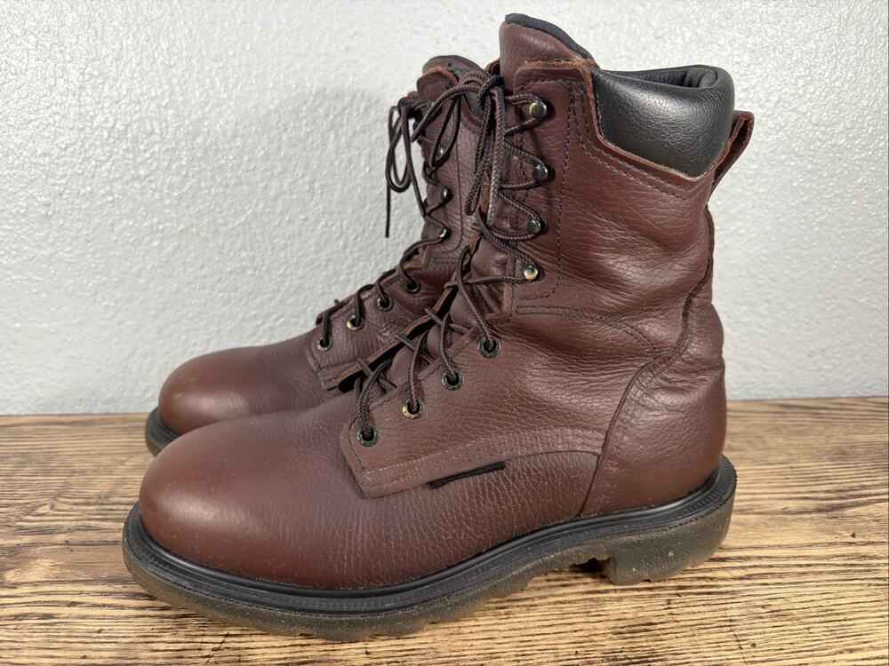 Red Wings ASTM F2892-18 EH High Heel Size 9 Mens Brown Work Boots